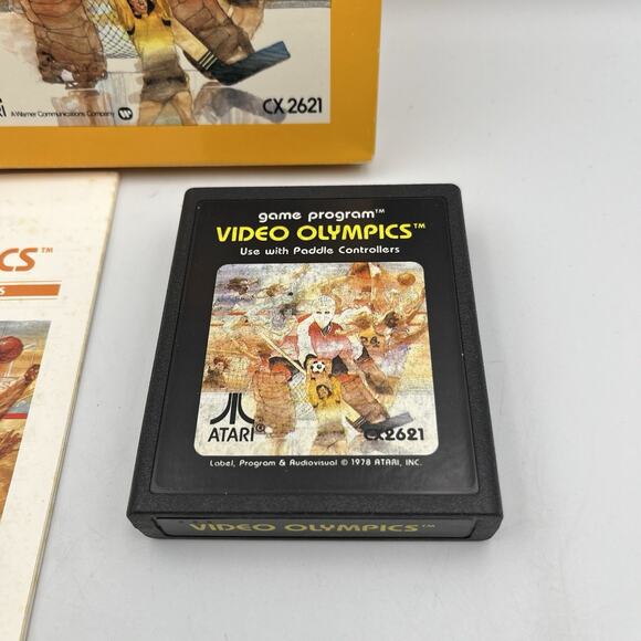 Video Olympics (1977) Atari 2600 - 50 Video Games CIB - Picture 5 of 9